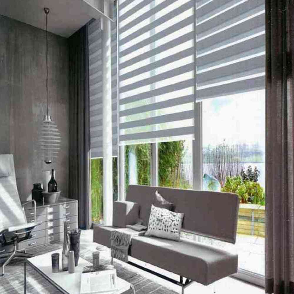 調光簾臥室遮光採光切換效果